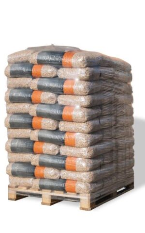 HS Timber Holz Pellets Sackware 15kg Sack 66 Sack Palette