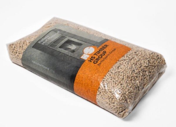 HS Timber Holz Pellets Sackware 15kg Sack 66 Sack Palette - Image 2